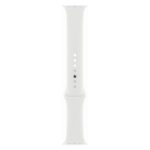 Apple Watch Series 5 GPS+Cellular Silver Stainless Steel 44MM White Sport Band