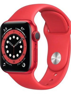 Apple Watch Series 6 GPS Red Aluminium 44MM Red Sport Band