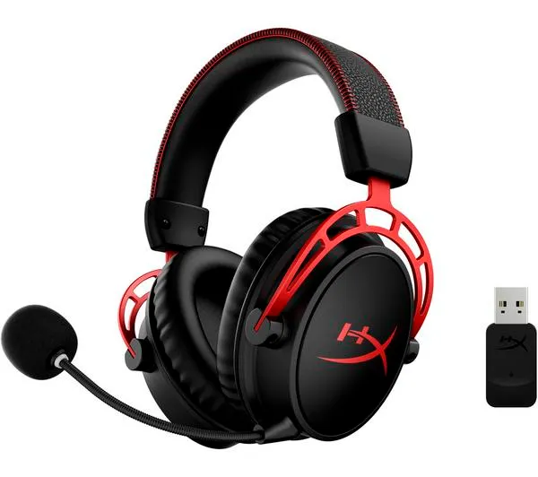 HYPERX Cloud Alpha Wireless Gaming Headset - Black & Red