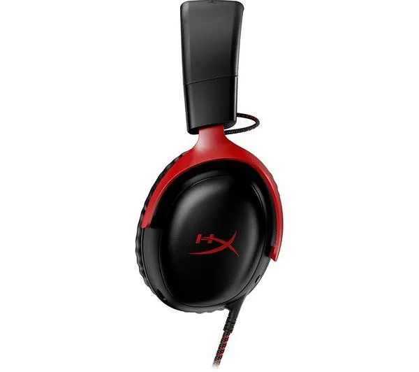 HYPERX Cloud III Gaming Headset (Black & Red) & Steam Wallet Card (£20) Bundle