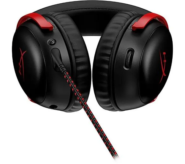 HYPERX Cloud III Gaming Headset (Black & Red) & Steam Wallet Card (£20) Bundle
