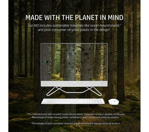 HP 24-cb1003na 23.8" All-in-One PC - Intel® Core™ i5, 256 GB SSD, White