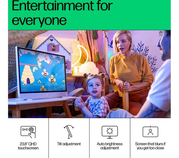 HP Envy Move 23.8" Portable All-in-One PC - Intel® Core™ i5, 512 GB SSD, White