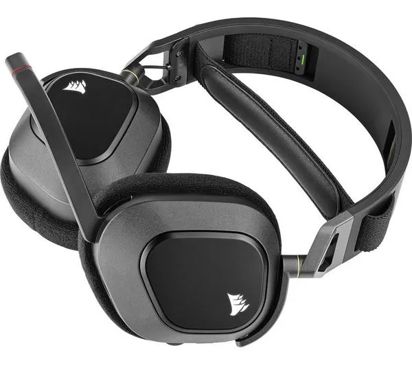 CORSAIR HS80 RGB Wireless Gaming Headset - Black