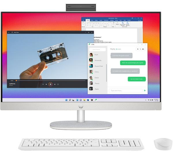 HP 27-cr0019na 27" All-in-One PC - Intel® Core™ i5, 512 GB SSD, White