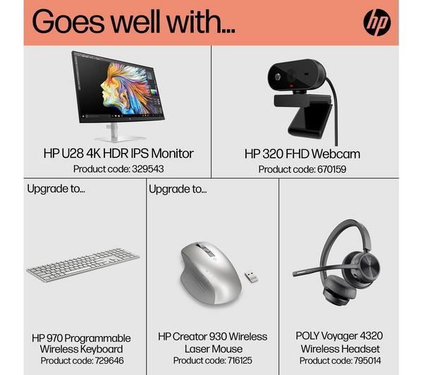 HP ENVY TE02-1007na Desktop PC - Intel® Core™ i7, 1 TB SSD, Silver