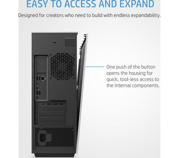 HP ENVY TE02-1007na Desktop PC - Intel® Core™ i7, 1 TB SSD, Silver