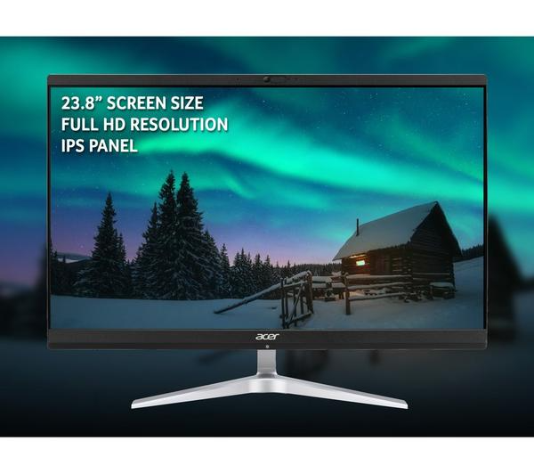 ACER Aspire C24-1851 23.8" All-in-One PC - Intel® Core™ i7, 1 TB SSD, Black