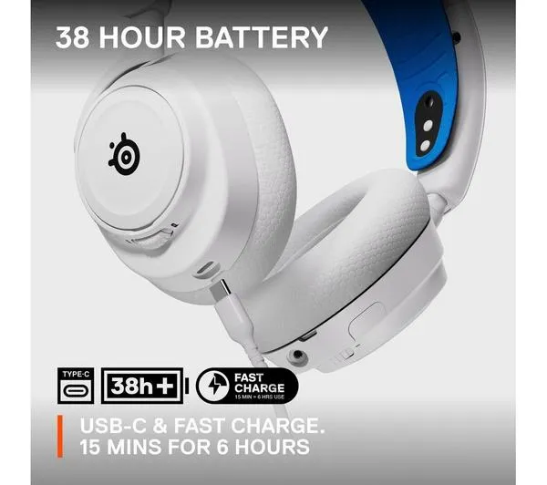 STEELSERIES Arctis Nova 7P Wireless 7.1 Gaming Headset - White