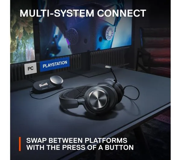 STEELSERIES Arctis Nova Pro 7.1 Gaming Headset with GameDAC - Black