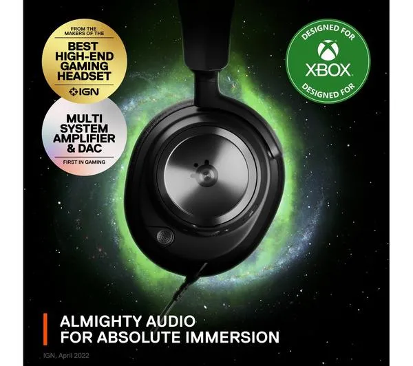 STEELSERIES Arctis Nova Pro X 7.1 Gaming Headset with GameDAC - Black