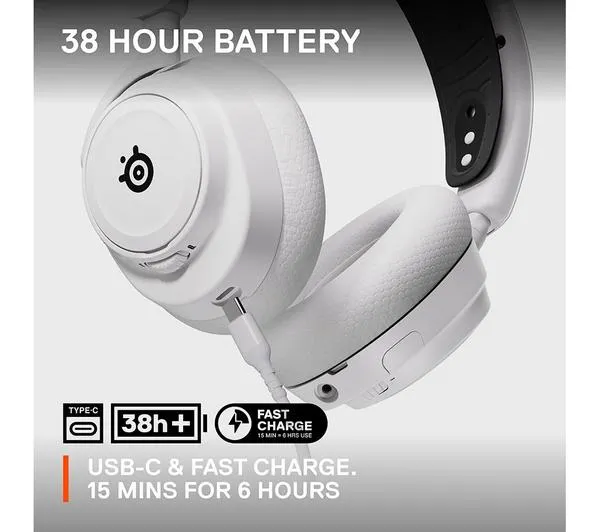 STEELSERIES Arctis Nova 7X Wireless 7.1 Gaming Headset - White