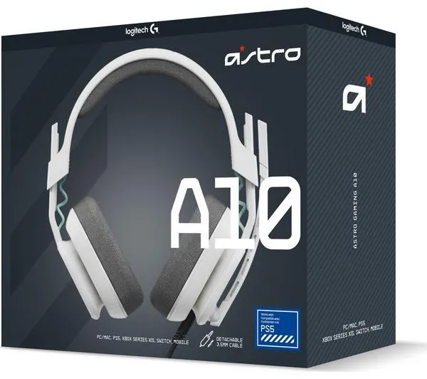 ASTRO A10 Gen 2 Gaming Headset for PlayStation - White