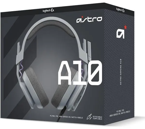 ASTRO A10 Gen 2 Gaming Headset for PC - Grey