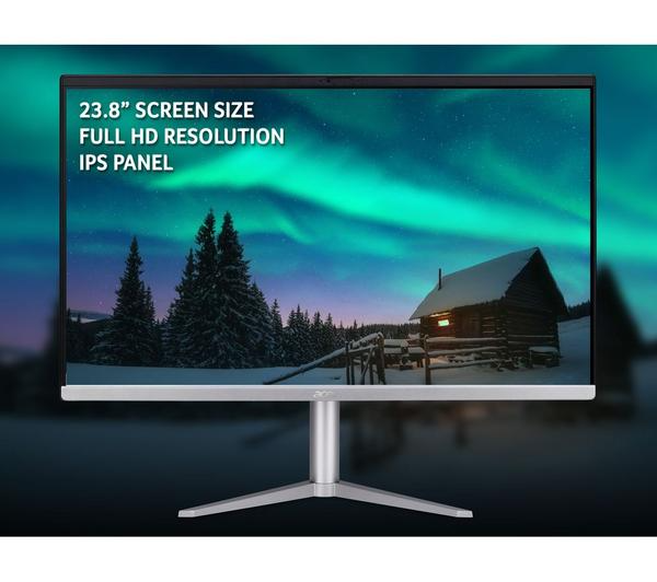 ACER Aspire C24-1300 23.8" All-in-One PC - AMD Ryzen 5, 1 TB SSD, Black