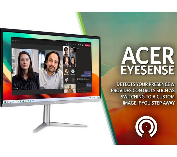 ACER Aspire C24-1300 23.8" All-in-One PC - AMD Ryzen 5, 1 TB SSD, Black