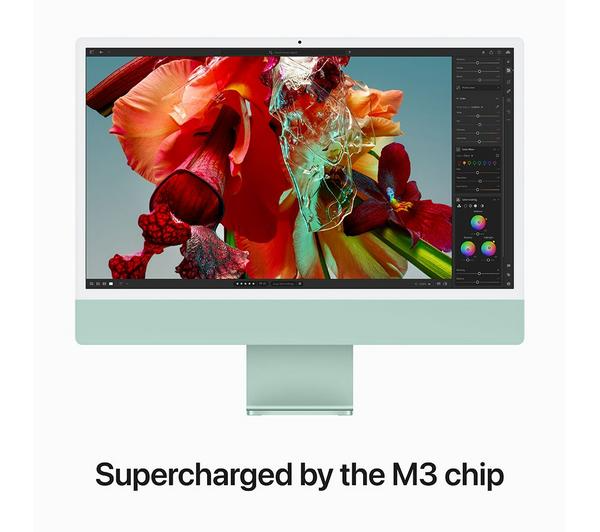 APPLE iMac 4.5K 24" (2023) - M3, 256 GB SSD, Green