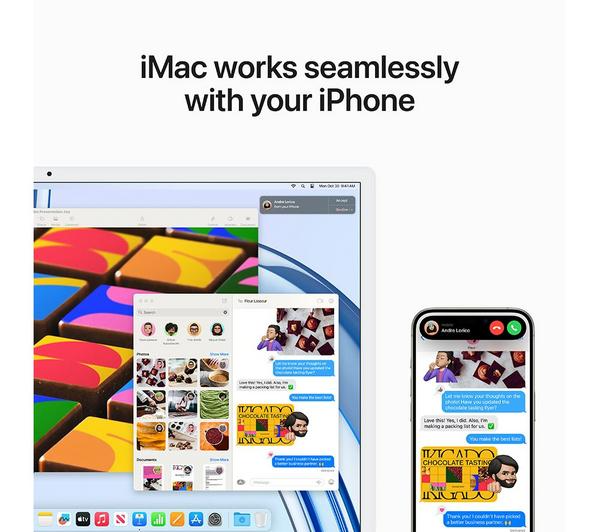APPLE iMac 4.5K 24" (2023) - M3, 256 GB SSD, Green