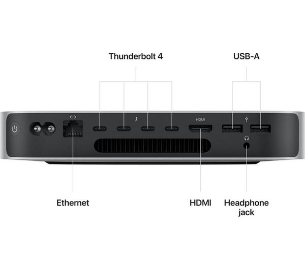 APPLE Mac mini (2023) - M2 Pro, 512 GB SSD, Silver