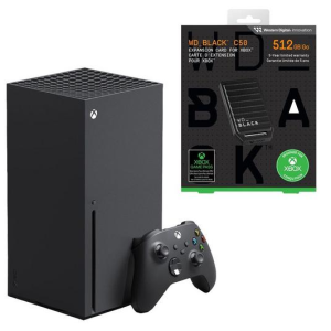 MICROSOFT Xbox Series S (1 TB SSD) & WD_BLACK C50 Expansion Card for Xbox Series X/S (512 GB) Bundle