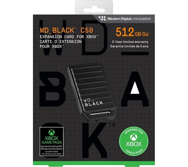 MICROSOFT Xbox Series S (512 GB SSD) & WD_BLACK C50 Expansion Card for Xbox Series X/S (512 GB) Bundle
