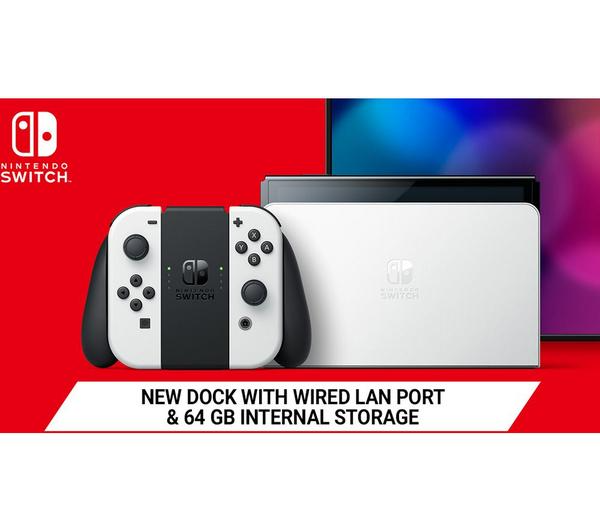 NINTENDO Switch OLED - Neon Red & Blue