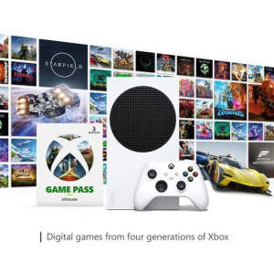 MICROSOFT Xbox Series S & 3 Months of Xbox Game Pass Ultimate Bundle - 512 GB SSD
