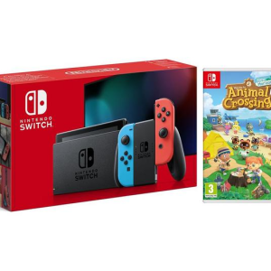 NINTENDO Switch Neon & Animal Crossing: New Horizons Bundle