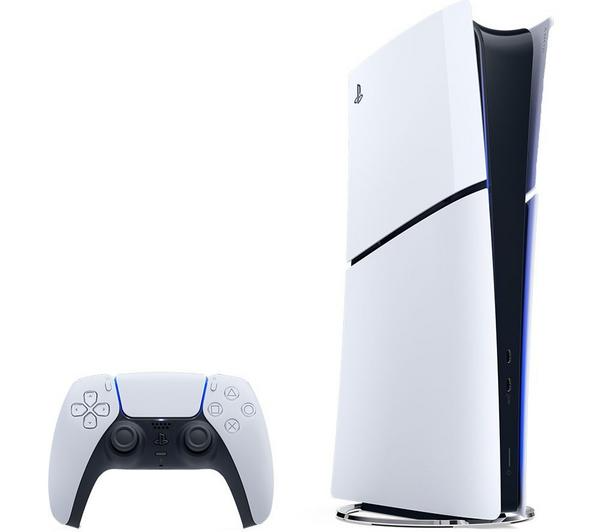 SONY PlayStation 5 Digital Edition (Model Group - Slim) & Arctis Nova 4P Wireless 7.1 Gaming Headset (Black) Bundle