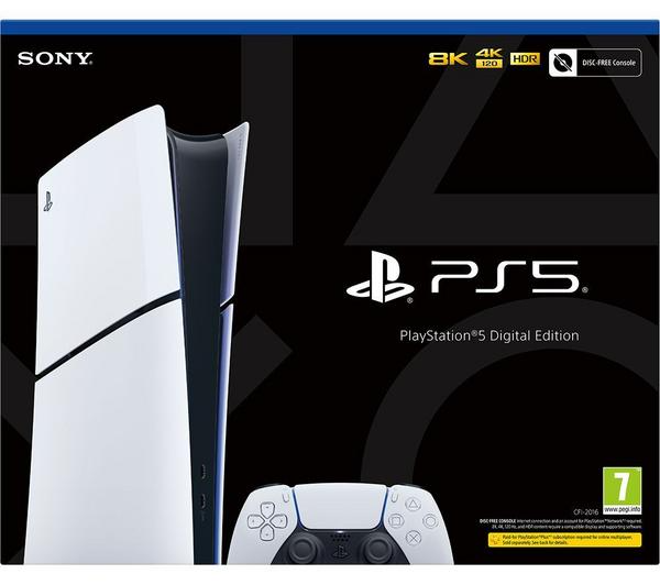SONY PlayStation 5 Digital Edition (Model Group - Slim) & Arctis Nova 4P Wireless 7.1 Gaming Headset (Black) Bundle