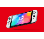 NINTENDO Switch OLED White, Mario Kart 8 Deluxe & Venom Joy-Con Racing Wheels Bundle