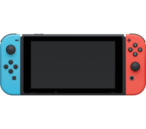 NINTENDO Switch (Neon Red and Blue) & Hogwarts Legacy Bundle