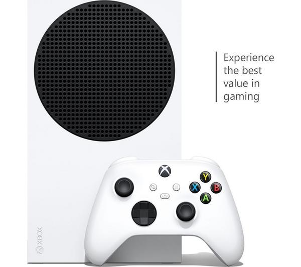 MICROSOFT Xbox Series S, Xbox Game Pass Ultimate (3 months), Wireless Controller (White) & Twin Docking Station Bundle