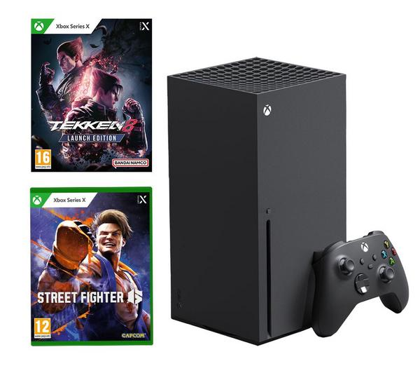 MICROSOFT Xbox Series X (1 TB), Tekken 8 Launch Edition & Street Fighter 6 Bundle