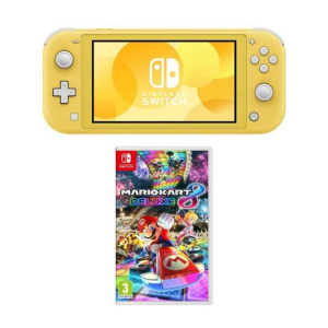 NINTENDO Switch Lite & Mario Kart 8 Deluxe Bundle - Yellow