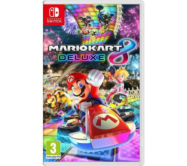 NINTENDO Switch Lite & Mario Kart 8 Deluxe Bundle - Yellow