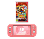 NINTENDO Switch Lite & Paper Mario: The Thousand-Year Door Bundle - Coral