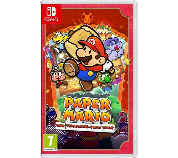 NINTENDO Switch Lite & Paper Mario: The Thousand-Year Door Bundle - Coral