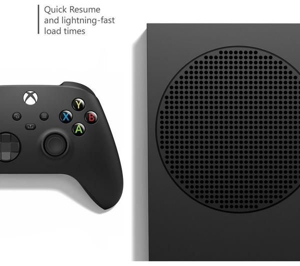 MICROSOFT Xbox Series S (1 TB), Additional Black Controller & VS2881 Xbox Series X/S & Xbox One Twin Docking Station (Black) Bundle