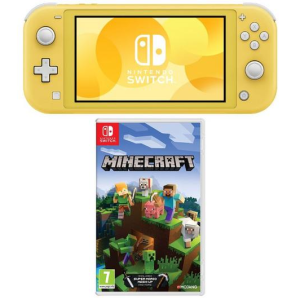 NINTENDO Switch Lite & Minecraft Bundle - Yellow