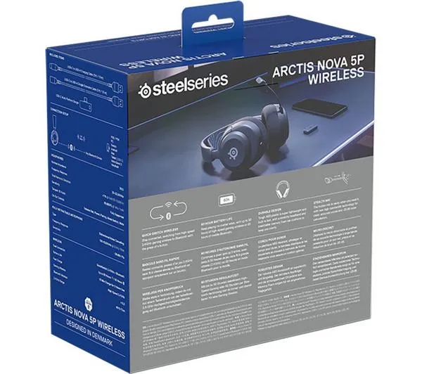 STEELSERIES Arctis Nova 5P Wireless PS5 Gaming Headset - Black
