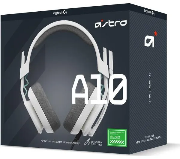 ASTRO A10 Gen 2 Gaming Headset for Xbox - White
