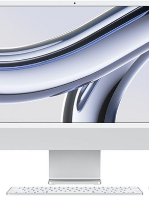 APPLE iMac 4.5K 24" (2023) - M3, 256 GB SSD, Silver