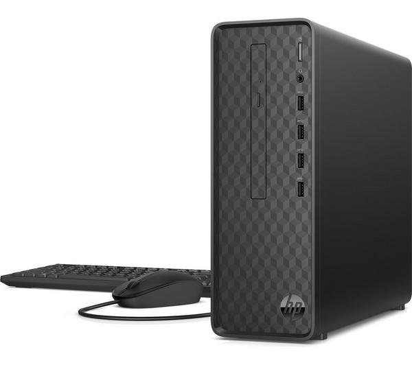 HP Slim S01-aF2006na Desktop PC - Intel® Pentium® Silver, 256 GB SSD, Black