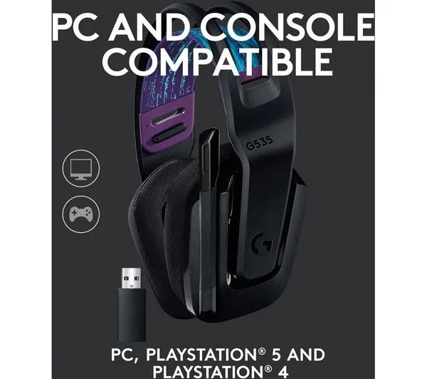 LOGITECH G535 LIGHTSPEED Wireless Gaming Headset - Black
