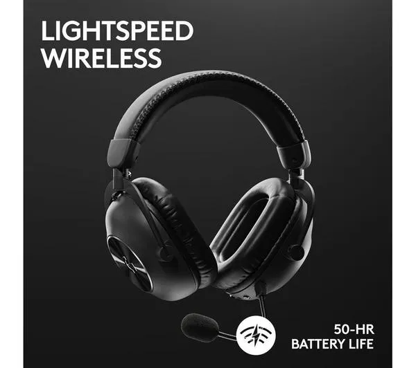 LOGITECH PRO X 2 LIGHTSPEED Wireless 7.1 Gaming Headset (Black) & Steam Wallet Card (£20) Bundle
