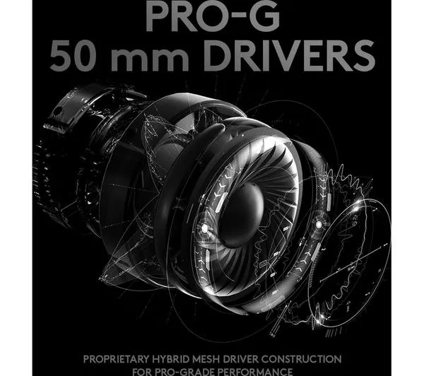 LOGITECH G PRO X 7.1 Gaming Headset - Black