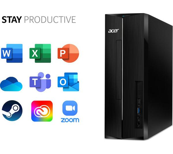 ACER Aspire XC-1760 Desktop PC - Intel® Core™ i5, 512 GB SSD, Black