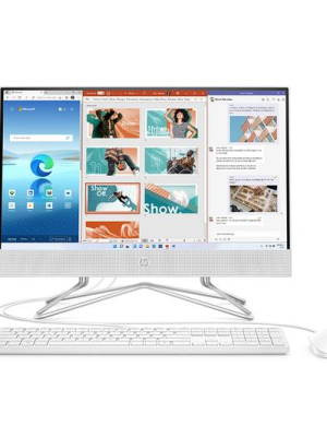 HP 22-dd2006na 21.5" All-in-One PC - Intel® Pentium®, 128 GB SSD, White