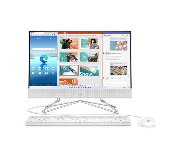 HP 22-dd2006na 21.5" All-in-One PC - Intel® Pentium®, 128 GB SSD, White